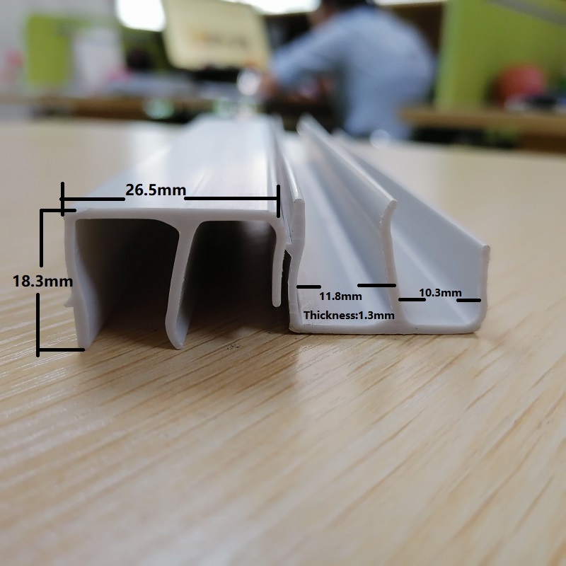 PCV Profil w kształcie litery E Wykończenie kanału PCV Producent kanałów PCV w Chinach