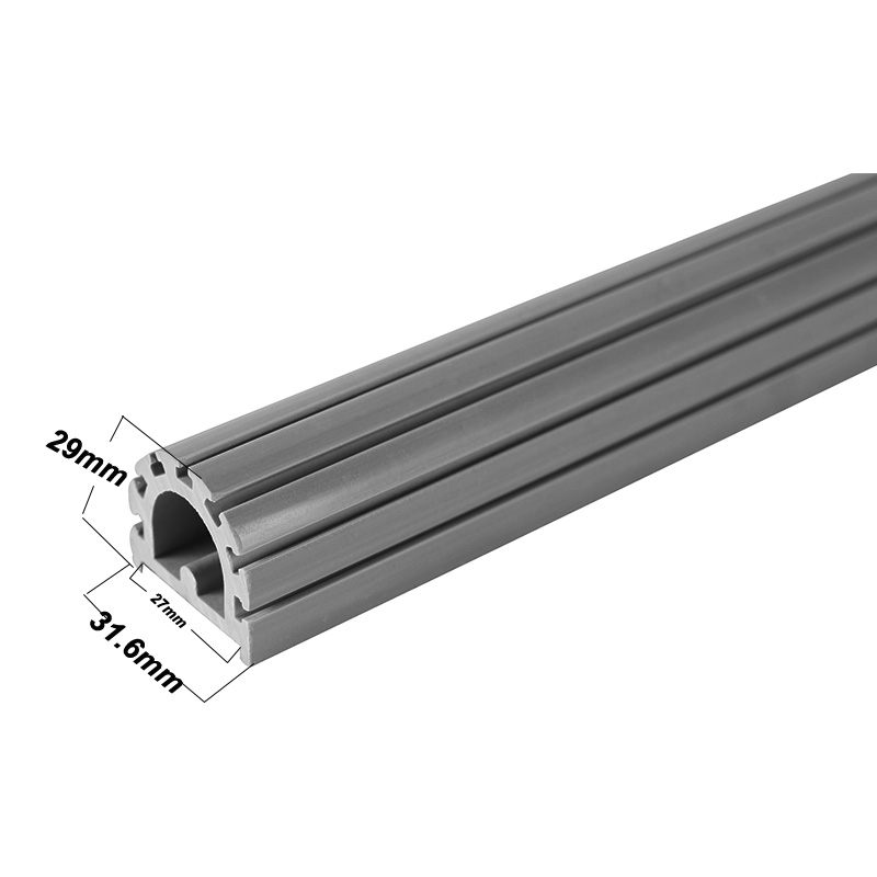 Niestandardowy niestandardowy profil PCV profil przemysłowy PCV profil w kształcie litery D.