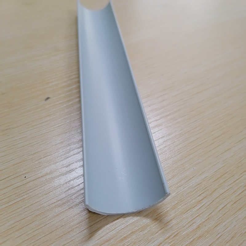 Półokrągła listwa z PCV z kanałem PCV Profil wytłaczany z PVC do ochrony krawędzi