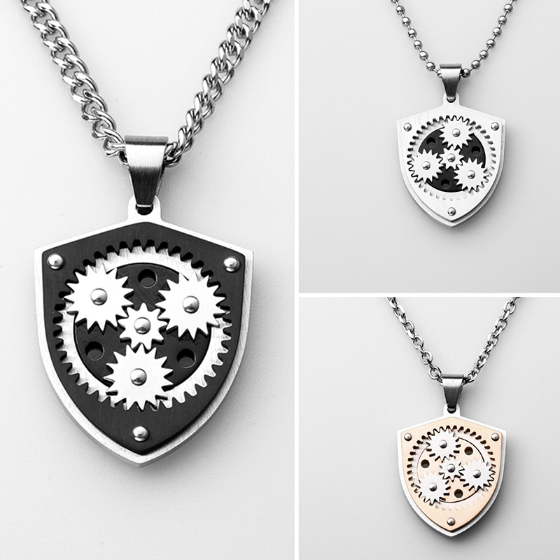 Naszyjnik z przekładnią - zabawna biżuteria