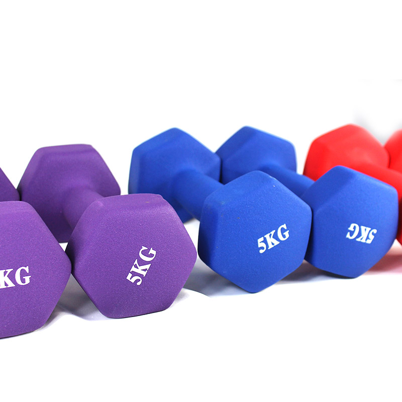 Hantle winylowe do ćwiczeń fitness Hantle damskie
