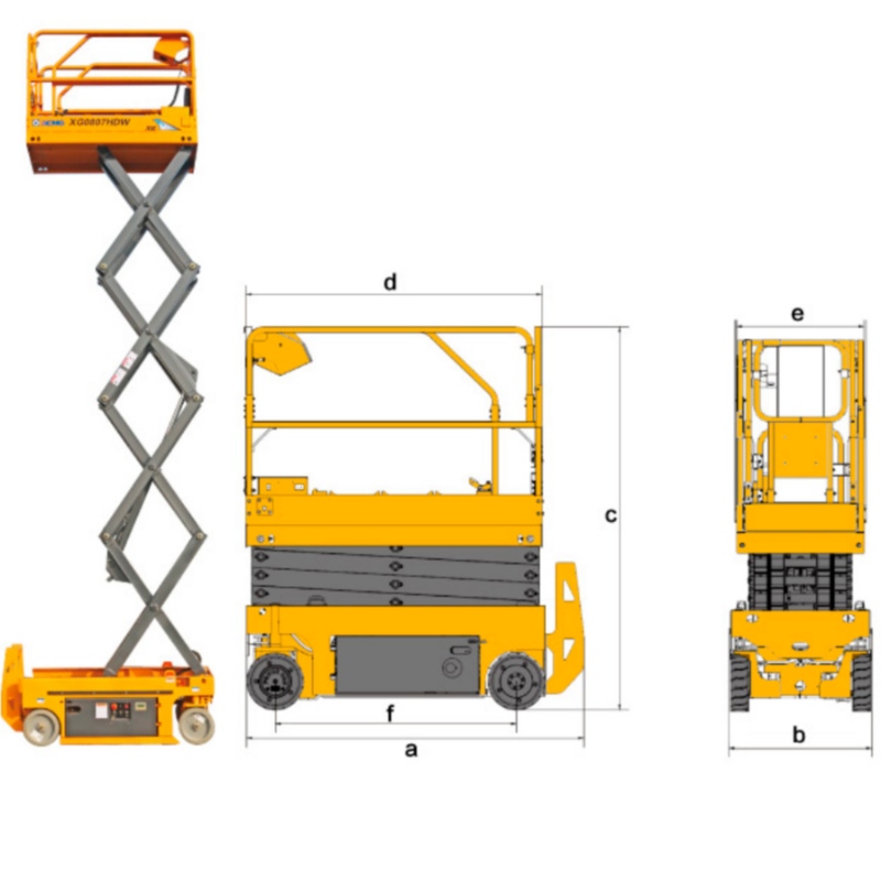 PODNOŚNIKI XG0807HD / XG0807HDW
