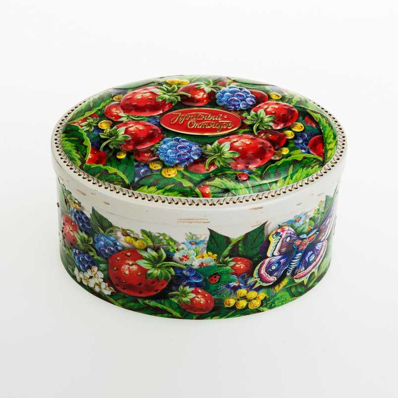 Fantazyjna owalna puszka na cukierki DR0504A-01 146x107x85