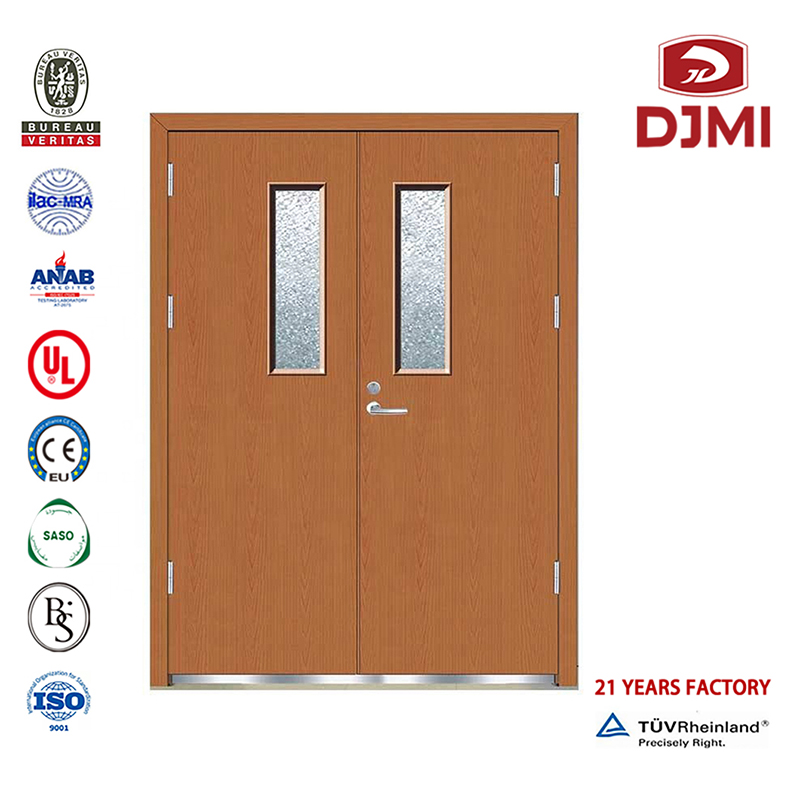 New Settings Wood Doors Flat Certified Commercial Factory Price Fire Proof Door China Factory Teak Wood Designs 2Hour 60Mins Fire Resistant Wood Door Wysoka jakość Main Designs 2011 Wood Awaryjny Firefood