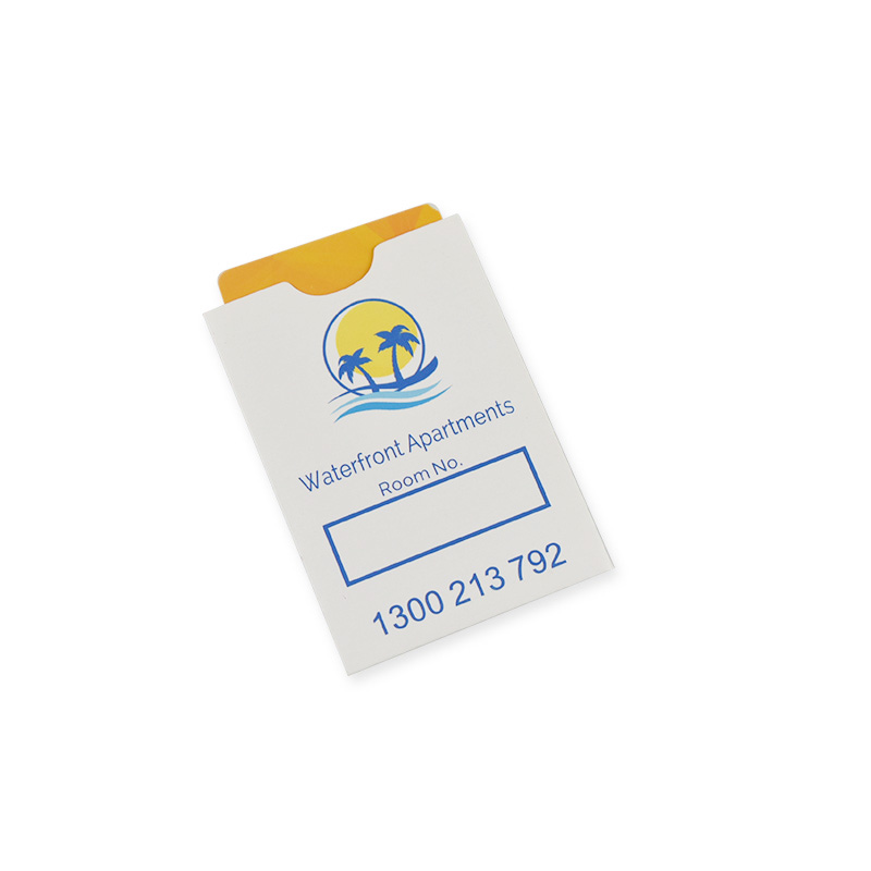 Karta hotelowa/typ kieszonkowy
