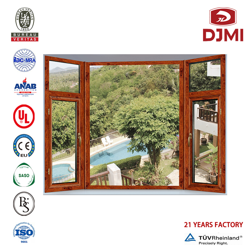 Farby z aluminium Tilt Open Window Professional Waterproof French Blind Inside Double Glass Windows Casement Windoes for UK Italian Style Windows New Design French Style Blind Inside Double Glass Water and Sound Insulination Windows Chin...