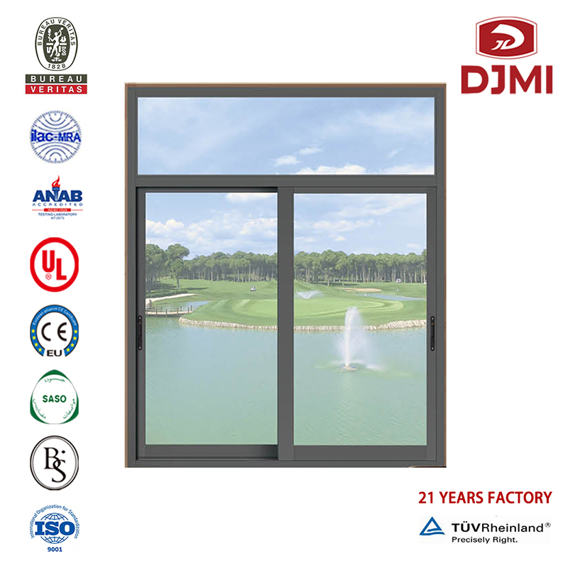 Wielofunkcyjne podnośniki Euro Termal Break System Sliding Window German Double Glazing Professional As2047 Standard Aluminium Windows Dostawca Wysoko wydajnych okien Sliding Doors