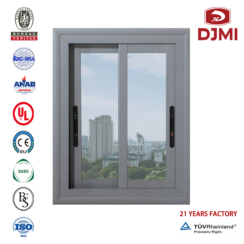 Profesjonalny producent szkła Sliding Window New Design Fixed Small for Wentylation Sliding Window Brand New Aluminum Fixed Thermal Protection Glass Sliding Window