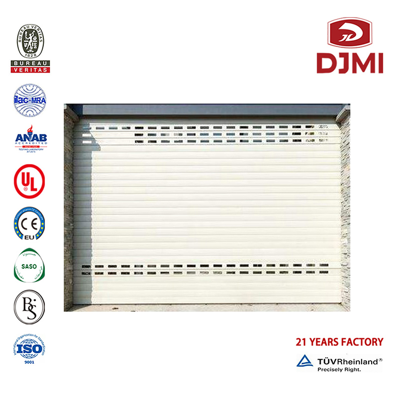 Hot Saleng Wood Grain Rolling Door Production Custom Garage Doors Multifunctional Aluminum Rolling Doors Ces Commercial Garage Doors Professional Electric Roller Double Door Residential Garage Doors