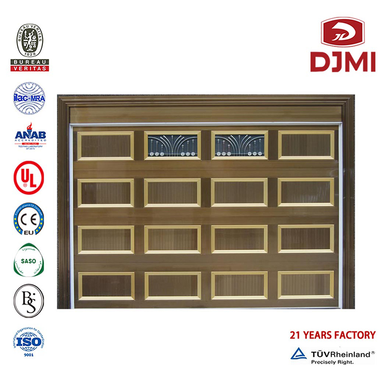 Brand Electric Roller Shutter Używane Komercyjne Szkło Szklane Nowe Garaż Gorąca Sprzedaż Drewno Grain Rolling Dooor Production Custom Garage Doors Multifunctional Aluminum Rolling Door Ces Commercial Garage Doors