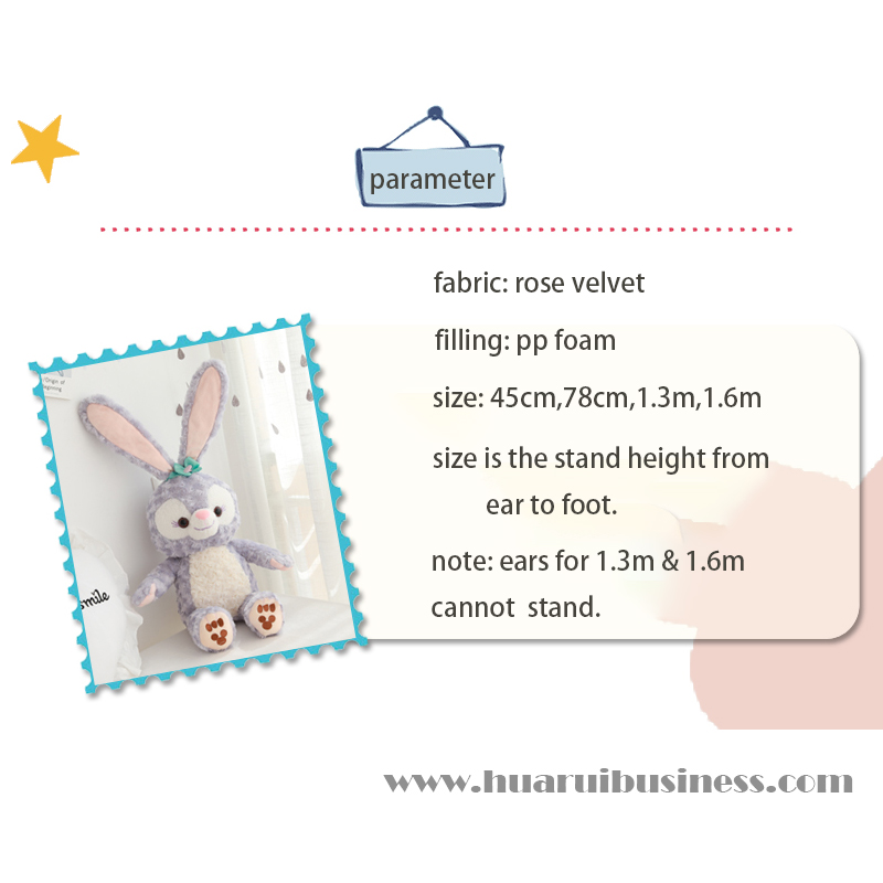 pluszowy królik z różowego aksamitu, wypchana lalka, prezent, prezent, artykuły promocyjne, premium