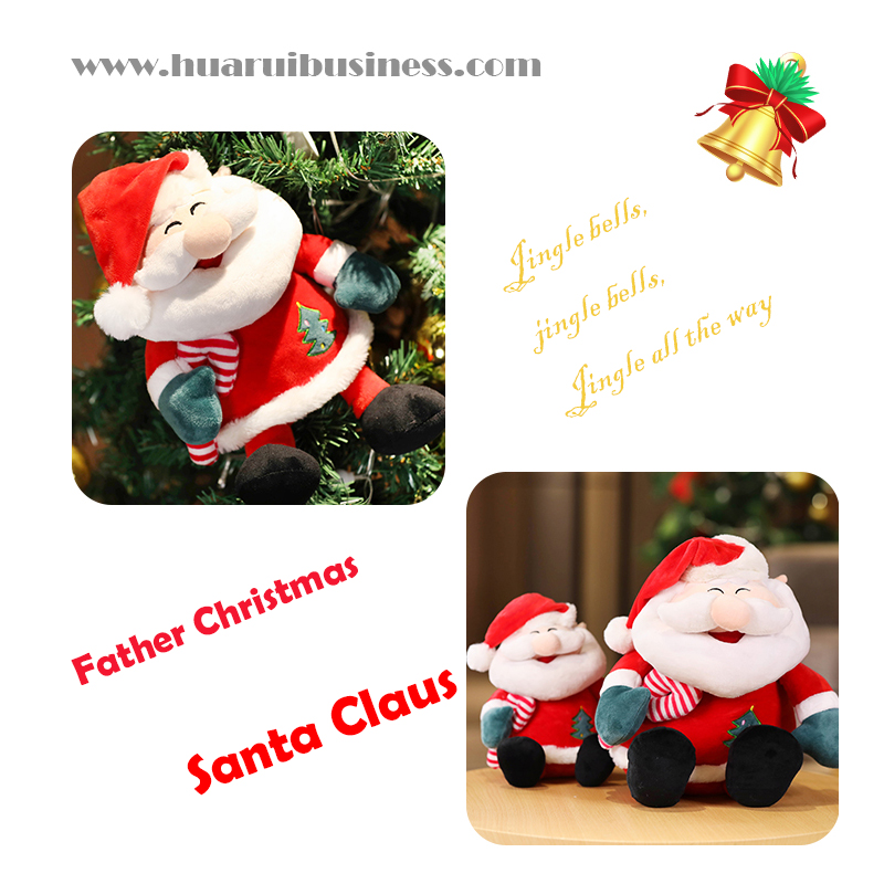 ojciec Christmas/Santa Claus pluszowa zabawka/wypchana lalka/prezent świąteczny prezent/gwiazdkowa lalka dekoracyjna