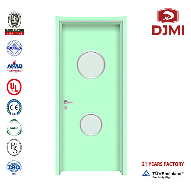 Wysokiej jakości drewno do szpitalnych drzwi aluminiowych Drzwi akustyczne Tanie Drewno Teak Price Public Toilet Hospital Doors Indyjska Dom Główny Wrota Designs aluminiowe Drzwi do drzwi wewnętrznych