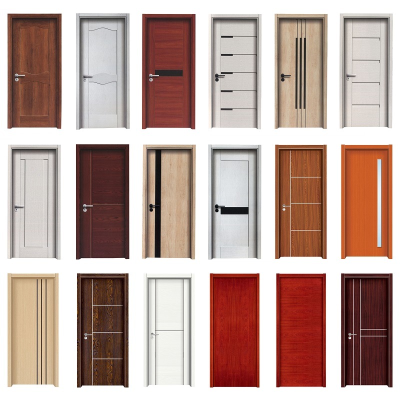 Z drewna Sliding na Filipinach Melamina Wnętrze pojedynczych drzwi Nowe Ustawienia Front wzory Mdf Wooden Z Melamine Board Entry Doors Drew Chińskiej fabryce chińskiej Kerala Solid Price