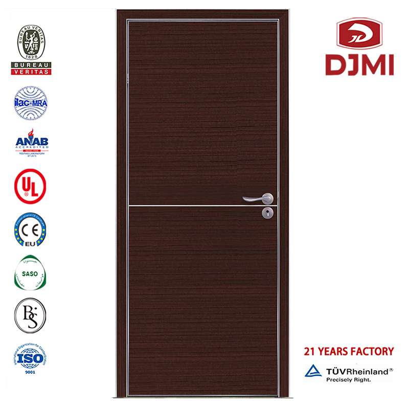 Mdf Waterproof Soundproof Drewn Door China Factory Prosty projekt wnętrz Hotel Melamine Mdf Flush Wysokiej jakości profesjonalny styl mody Prosty wzorowy drewniany arkusz laminowany Mdf Melamina Żelazne pojedyncze drzwi