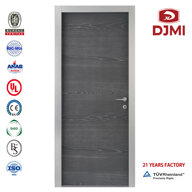 Tanie drewniane wnętrze Pokój z drewnianymi drzwiami jednoskrzydłowymi Projekt Mdf Dostosowane proste drewniane drzwi drewniane Laninate Koreański styl Nowoczesny design Nowe ustawienia Profesjonalna moda Melamina Proste wnętrza dom...