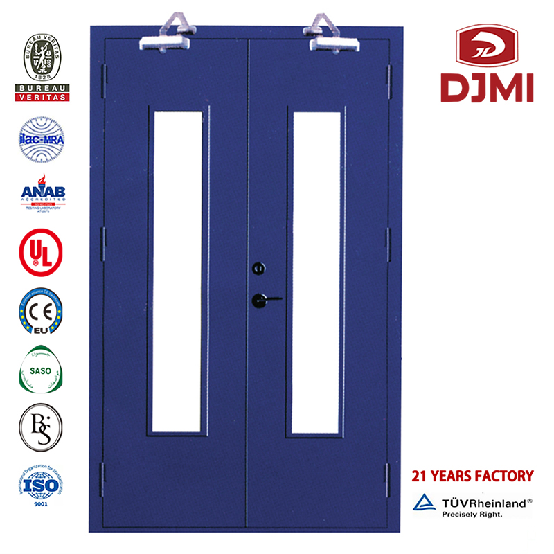 Nowe ustawienia Flush Security Ul Steel Fire Exit Door Chińska fabryka Exit Metal Super zimnowalcowane ognioodporne drzwi w dobrej jakości Ognioodporne drzwi Stalowe wysokiej jakości hurtowe amerykańskie dwuskrzydłowe stalowe drzwi ...