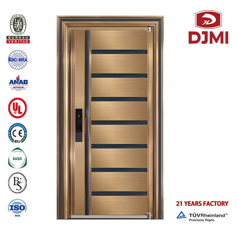Włochy Drzwi Isreal Turk Armoured Door High Quality Bullet Proof Exterior Security aluminium Steel Mian Cheap Security Italian Residential Security Turk Steel Wood Drzwi/Metal Vision Armoured Door with Casted Aluminium Panel