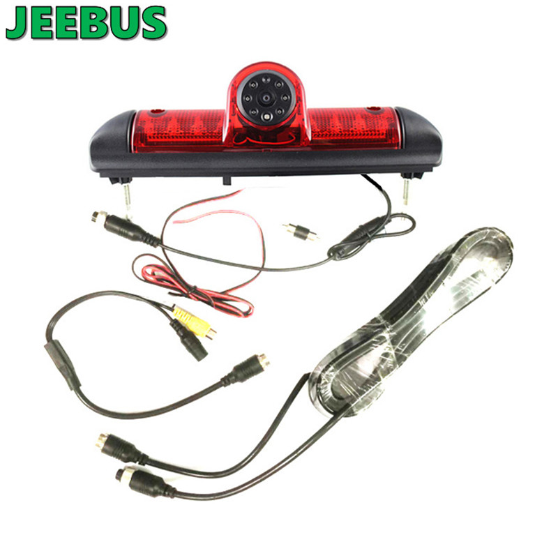 HD Night Vision wodoodporna szerokokątna kamera światła hamowania wysokiego poziomu dla Fiat Ducato 2006-2017 3 Gen Peugeot Boxer, Citroen Jumper i tak dalej