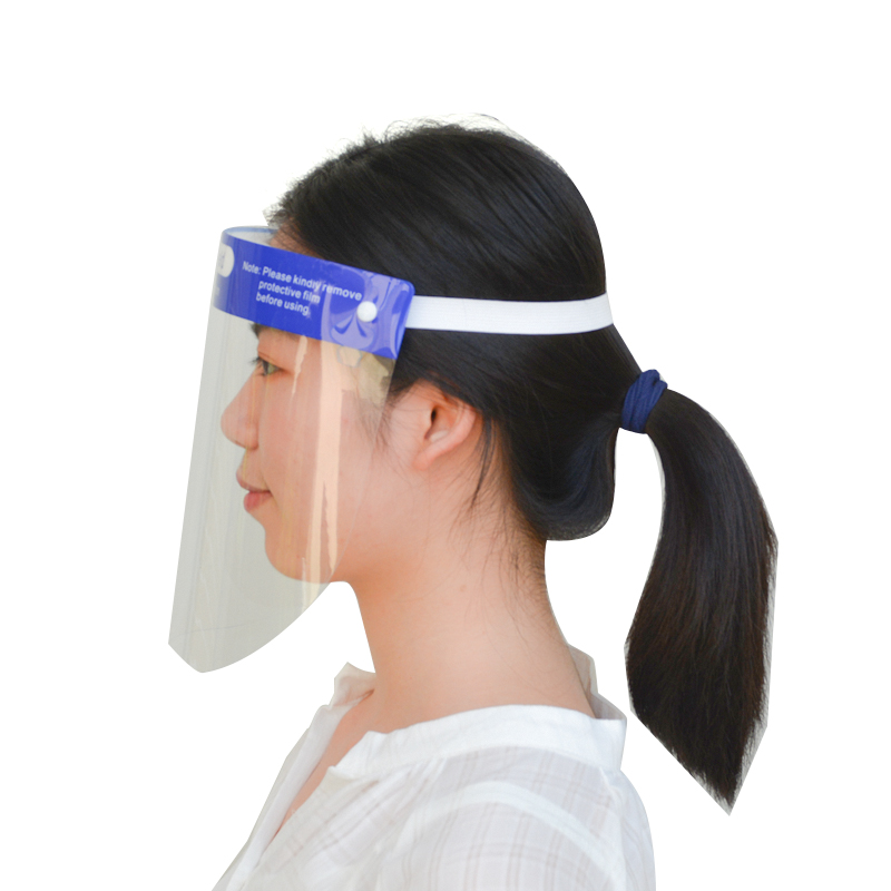 OEM Indywidualna wizor dla dorosłych na zewnątrz Sport Transparent Face Shield Clear Face Guard EN166
