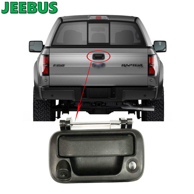 Auto HD Night Vision Parking Reverse Backup Car Video Tailgate Handle Camera dla Forda F150 2004-2014 F250 350 550 550 2008 -2014 Super Duty 2008-2016