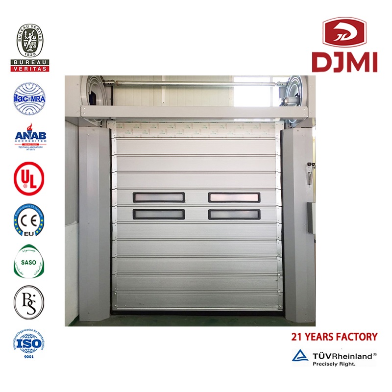 Wielofunkcyjny Biały Kolor Standardowy Garażowy Drzwi Profesjonalny Biały Overhead Sectional Doors Dostawca Czarnego Garażu Drzwi Nowy Design Overhead Sectional Factory Price Garage Door