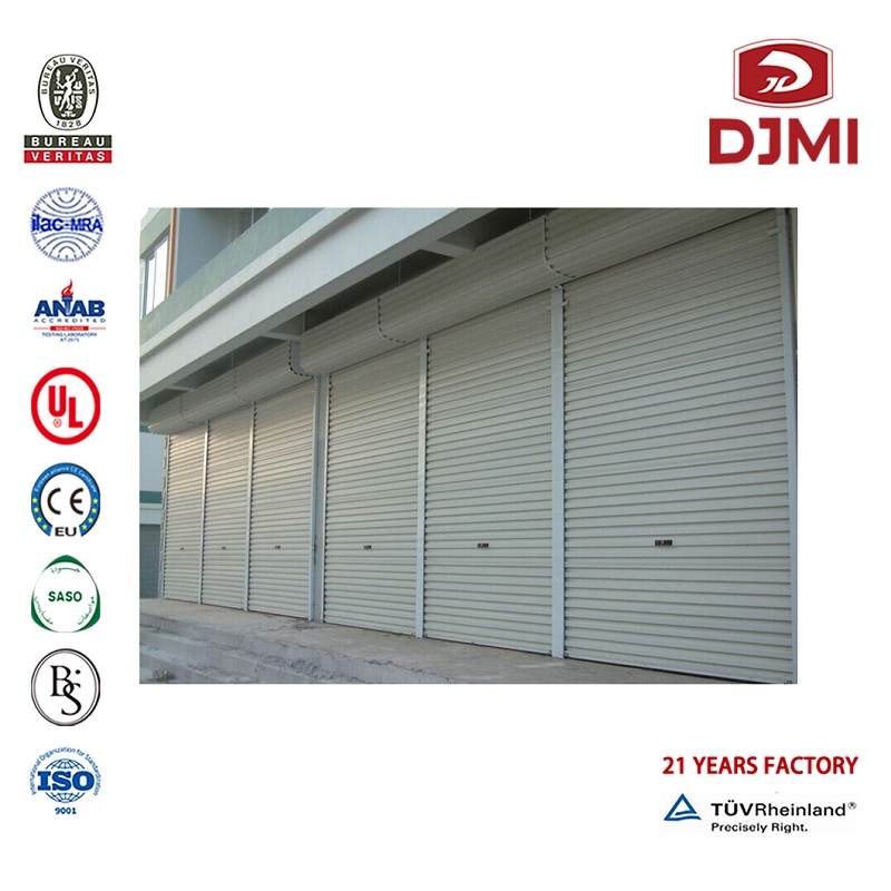 Brand New Aluminum Frame Pvc Material Electric Roll Up Garage Door Productor Hot Sprzedający Poliwęglan Frosted Glass Good Quality Garage Door