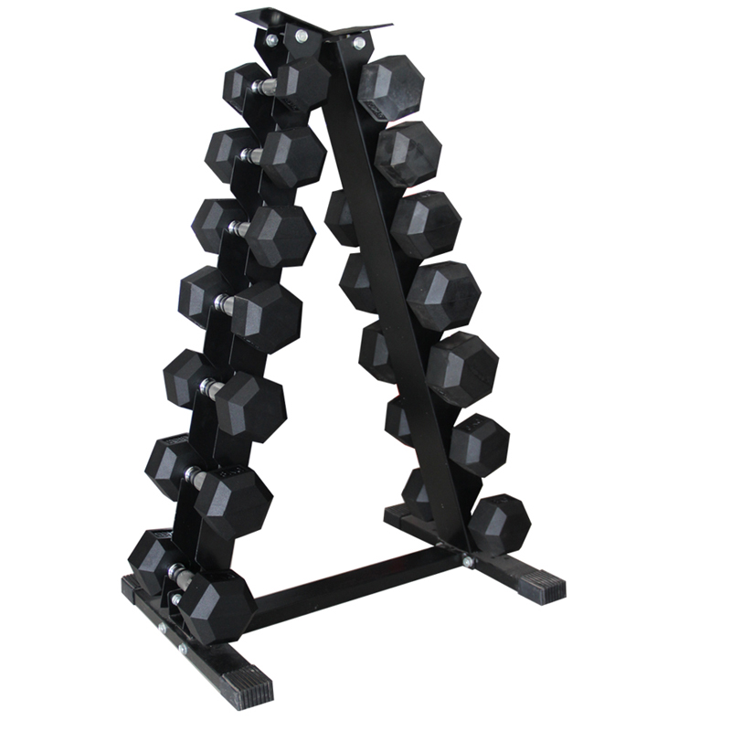 Dom Hexagonal Dumbbells Hex Rubber