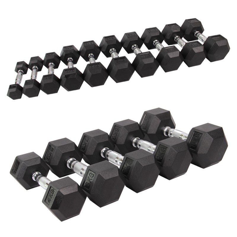 Worth Buying Sporting Goods Hexagonal Dumbbells Fitness Equipment Gumbles Body Building