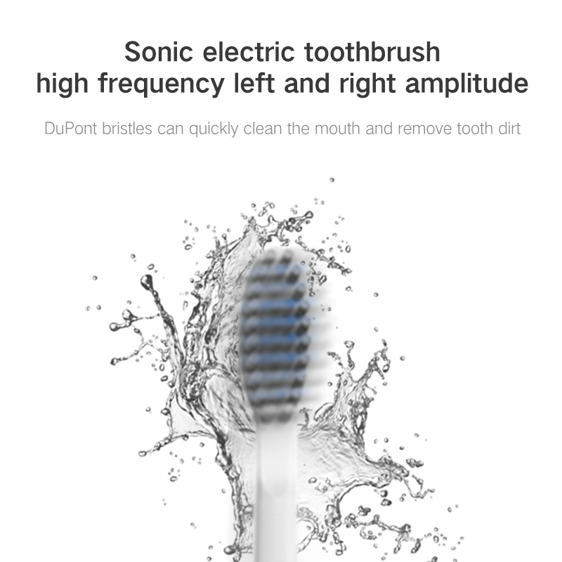 Hot Dorosłych Oral Nano Sonic Potężny akumulator Inteligentny Elektryczny Szczoteczka do zębów Cleaner
