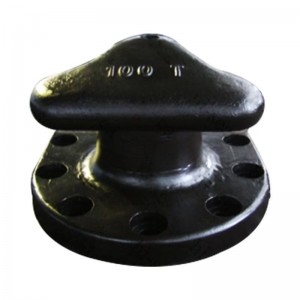 Marine cuking tee head bollard z kotwicami