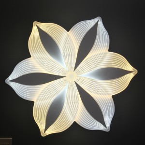 ołowiana lampa sufitowa Stylowa obudowa PC odporna na promieniowanie UV i antyżółta