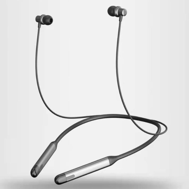 Bluetoots Bezprzewodowe słuchawki na szyi i słuchawki z mikrofonami