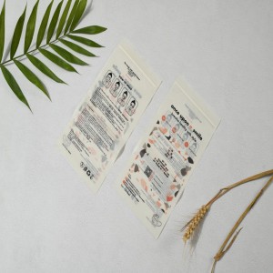 Własny biodegradowalny kompostowalny mały worek suwakowy