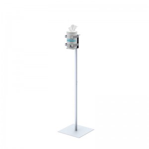 TMJ707 Stojący Stojący Dłoń Sanitizer Displayer Post Stand z uchwytem Portable Hand Sanitizing Stand Display