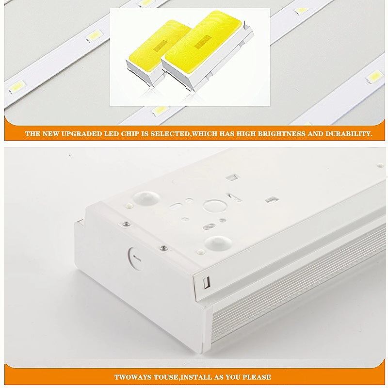 Seven-call Rhombus,4FT LED Wrawokond 40W Wrap Light, 4000K Neutral White, 4 Foot LED Shop Lights for Garage