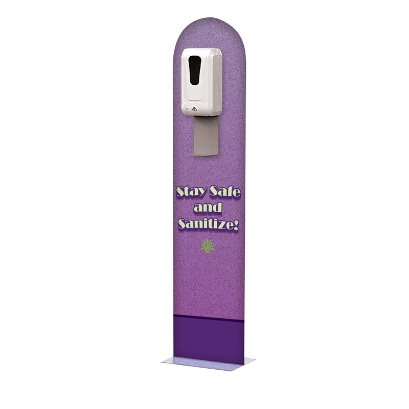 TMJ713 Stała Dłoń Sanitizer Displayer Stand z przenośnym ekranem stojaka ręcznej