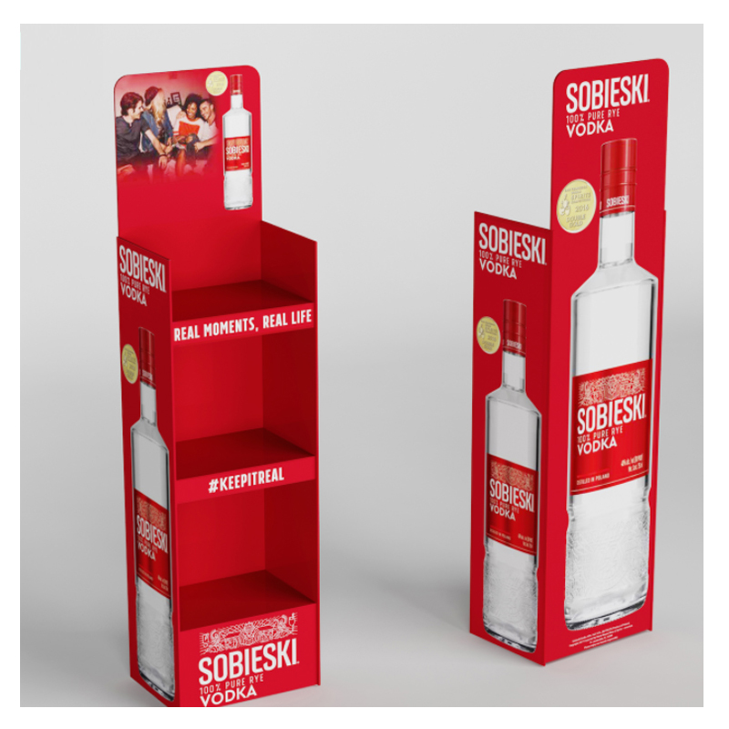 TMJ714 Producer Multi-Layer Plastic Shelf Supermarket Milk Beverage Display Shelf Retail Display Rack
