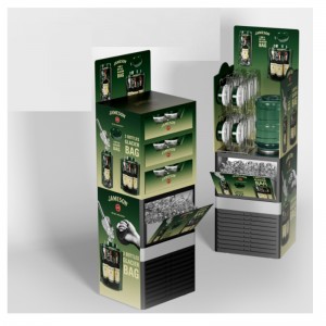 TMJ714 Producer Multi-Layer Plastic Shelf Supermarket Milk Beverage Display Shelf Retail Display Rack