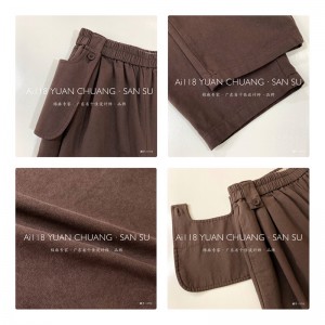 Luźne spodnie damskie dopasowane na każdą okazję, najwygodniejsze bawełniane spodnie w stylu casual 11713 Stylowe i luźne spodnie