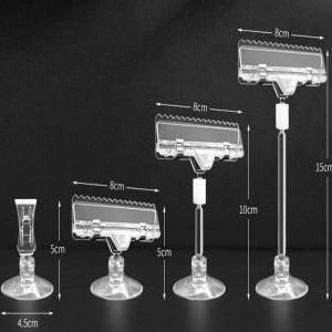 PP-716 spinacz cenowy klip uchwyt na taśmie półkowy uchwyt na etykietę klipy Supermarket clip