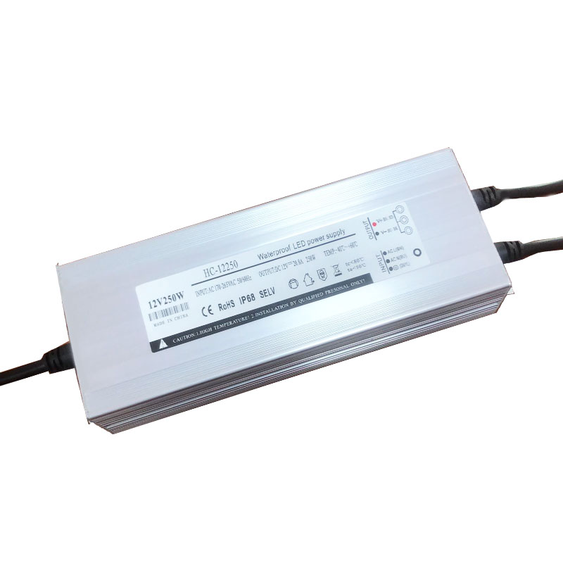 250W-12v-20.83A LED lampa winiarnia przełącznik zasilania Linia lampa Urządzenia wejściowe 100-245VAC