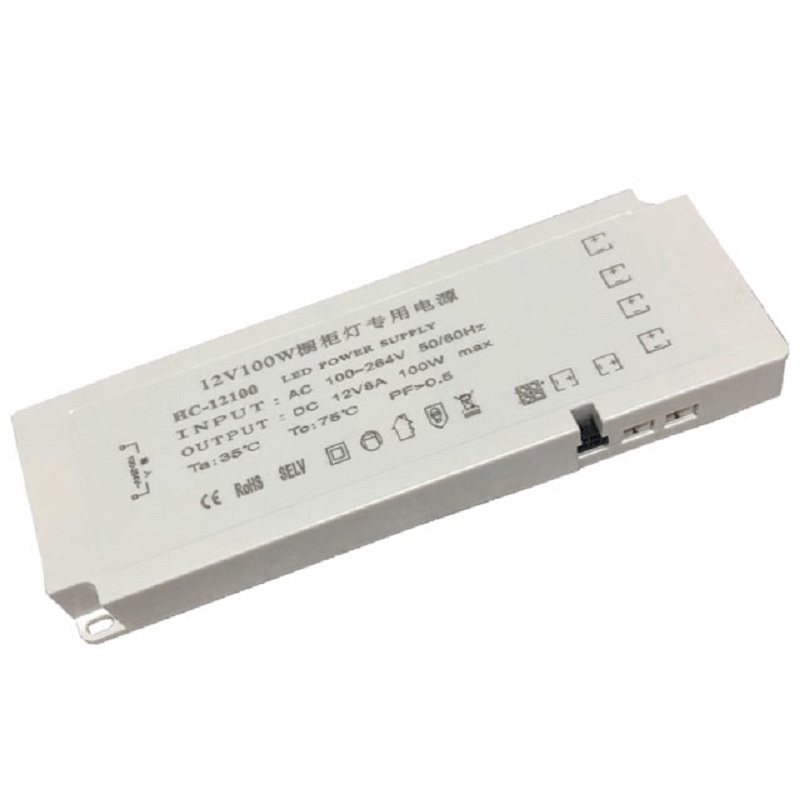 fabryczny OEM ODM AC-dc napięcie stałe 12v 100w napędzany sterownikiem Zasilanie magnetyczne lamp ssących