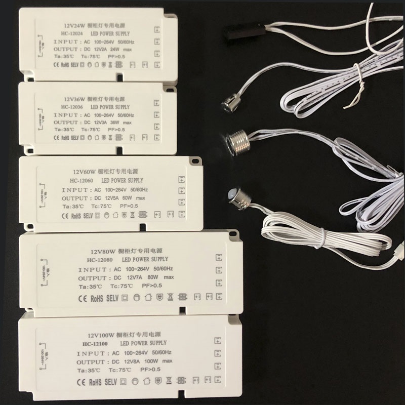 fabryczny OEM ODM AC-dc napięcie stałe 12v 100w napędzany sterownikiem Zasilanie magnetyczne lamp ssących