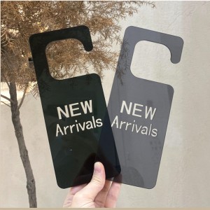 TMJ PP-539 Indywidualna wystawa akrylowa marki lekkiej luksusowej odzieży sklepowej dekoracyjna cena znacznika kreatywnego stoisko z billboardem