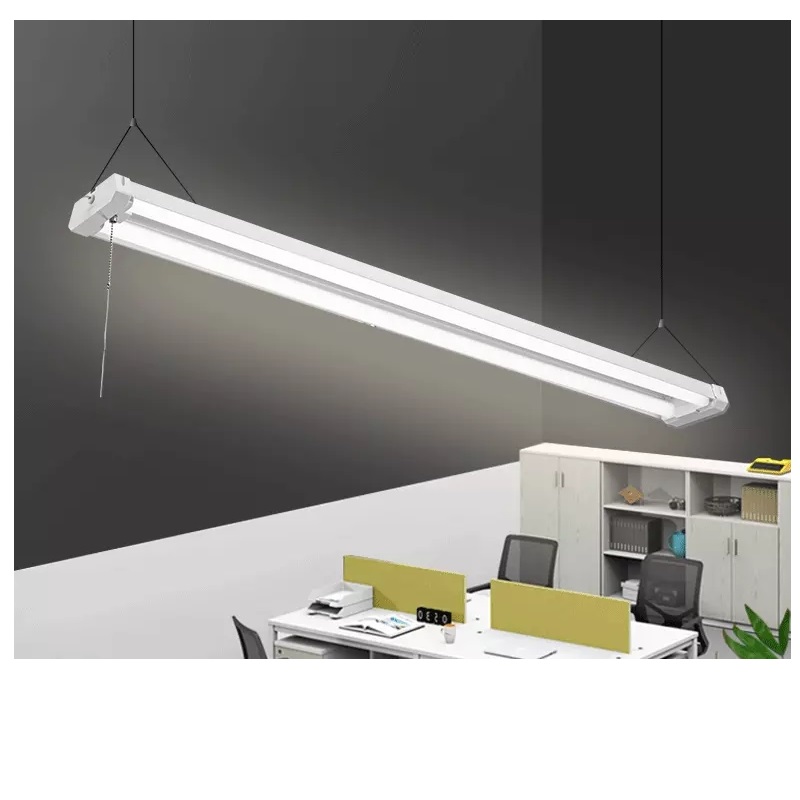 Żyrandol biurowy Led Strip światła, oświetlenie sufitowe led żyrandol w klasie