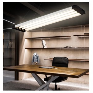 Biuro Centrum Handlowe Żyrandol Biurowy Żyrandol Żyrandol Żyrandol Prosta narożna lampa sufitowa w kształcie paska High Power