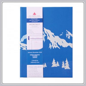 New Arrival skórzany pokrowiec na notatnik miesięczny