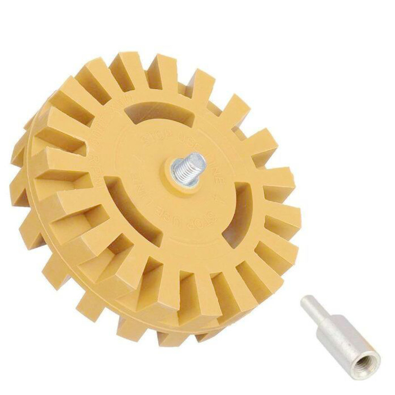 4 Inch Gumowy Gumowy Wymeracz Koło Koło Koła Winyl dekal zmywacz do wiertła