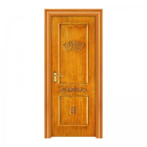 2021 Chiny Proste drewniane drzwi WPC Drzwi zewnętrzne malowane drzwi do komercyjnego taniego